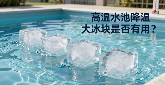 滨州高温水池降温大冰块，到底管不管用？